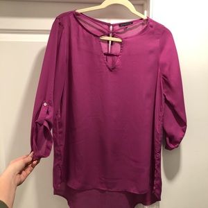 Fushsia color blouse